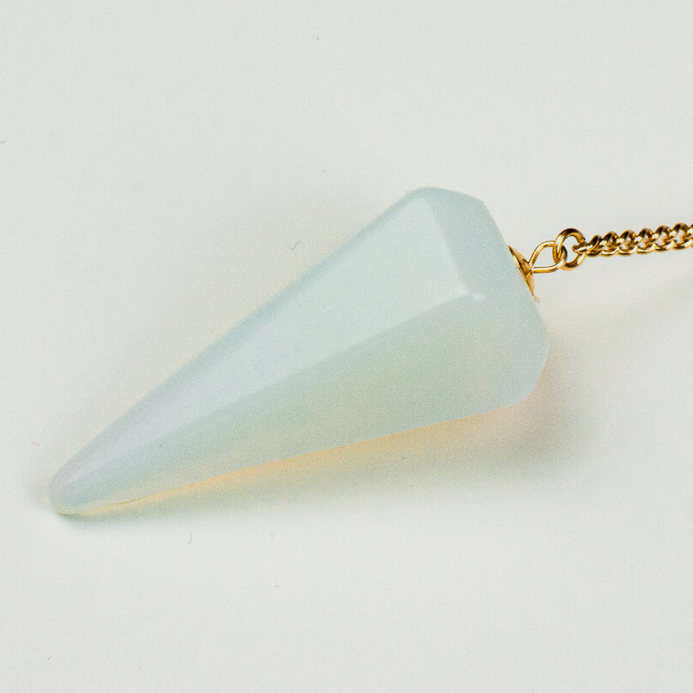Crystal Pendulums with Gold Chain & Pouch