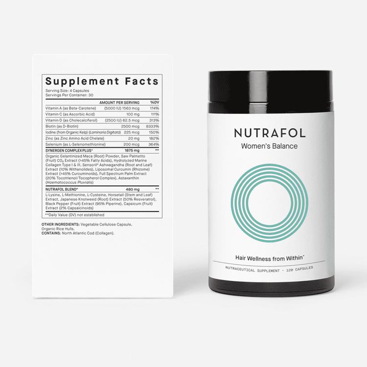 Nutrafol Women Daily Hair Growth Supplement FACE Nutrafol Women Daily Hair Growth Supplement FACE