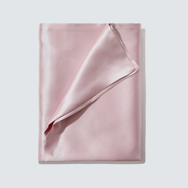 100% Silk Pillowcase for Well-Aging, Blush Pink